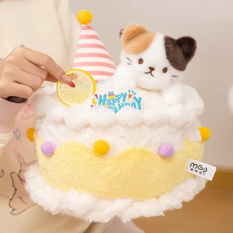 Cuscino lombare morbido a forma di torta Meigehai per adulti, per divano, camera da letto, decorazione per la casa