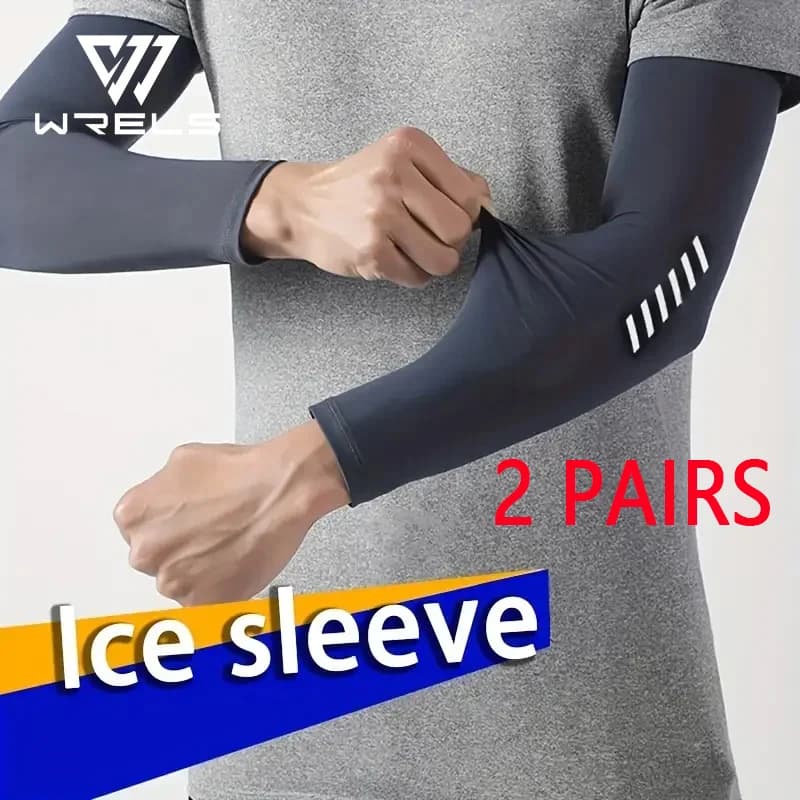 2 Sleeve Paia in Breathable Silk with UV Protection, Hiking, Basketball, Cycling, Running and Leisure