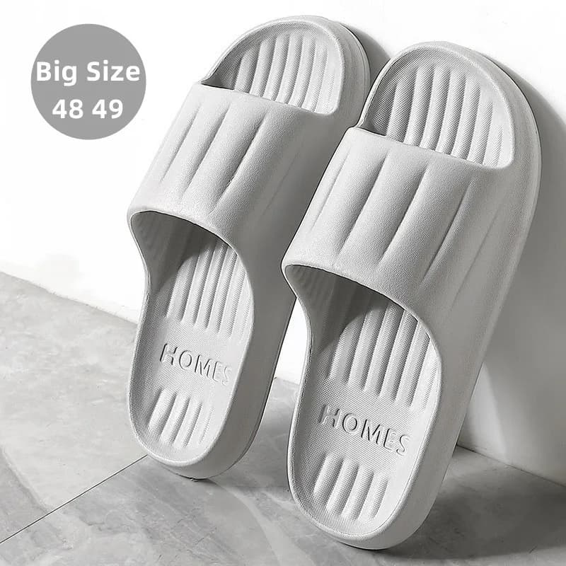 Men's and Women's Summer Shoes Size Grande 48-49, Anti-slip Sandals for Couples, Soft EVA Slippers for Interior and Outer