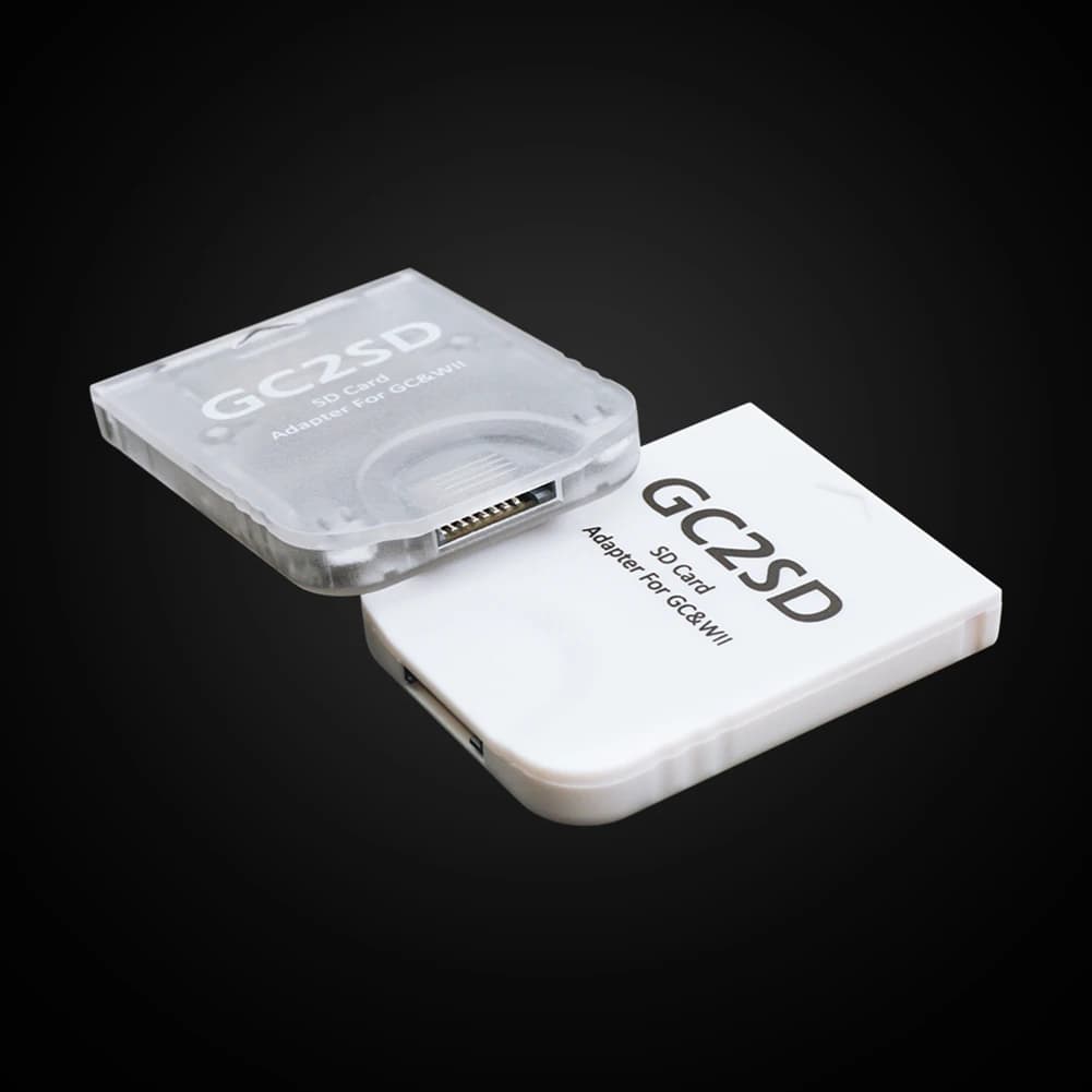 Adattatore lettore di schede portatile per schede SD, adattatore per slot scheda di memoria plug and play professionale per console di gioco GameCube Wii