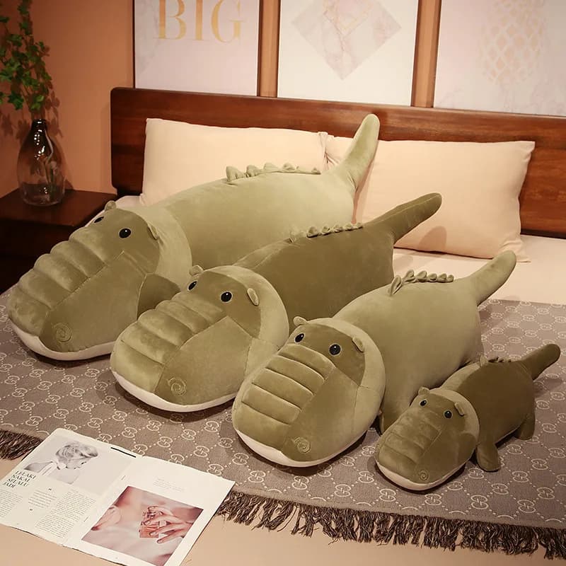 Simulazione coccodrillo giocattoli di peluche farciti morbidi animali peluche cuscino bambola decorazioni per la casa regalo