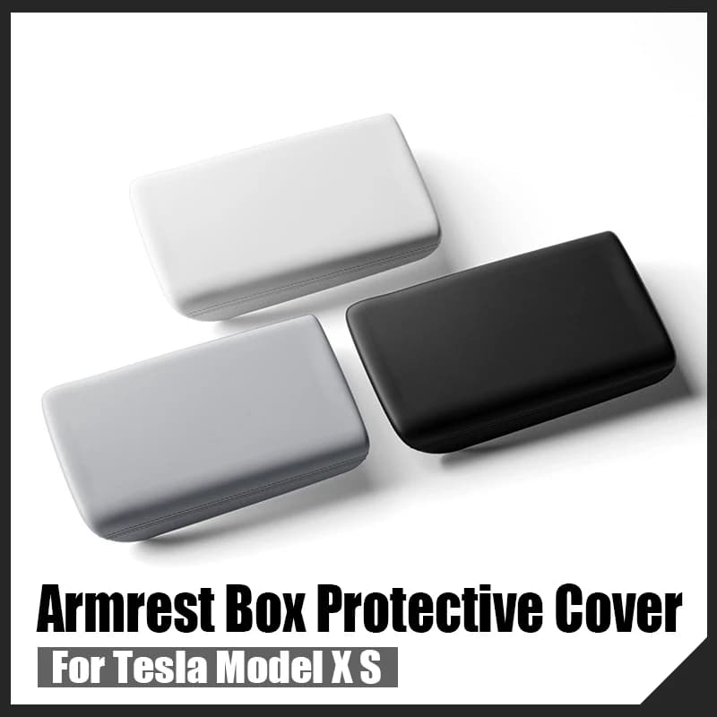 Copertura Protettiva per Bracciolo in TPE per Tesla Model X Model S 2023 2024, Protezione per Console Centrale, Accessori Auto