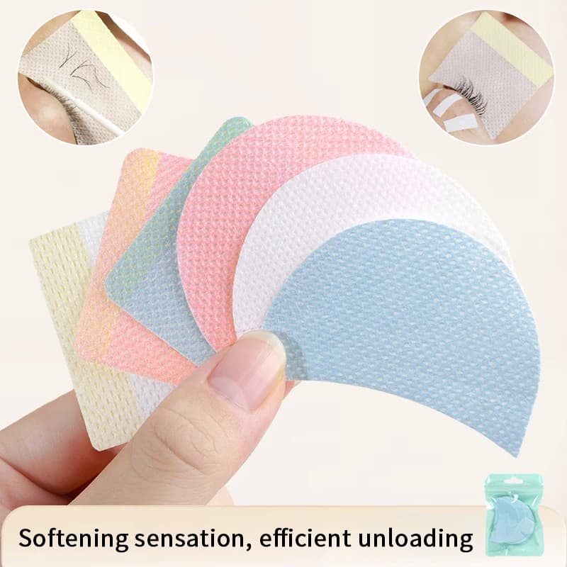 40/50 pcs Use And Drop Cotton Eye Patch Wall decal For Removing False Lash Eye Pad Patch Extension Women's Chest Pad