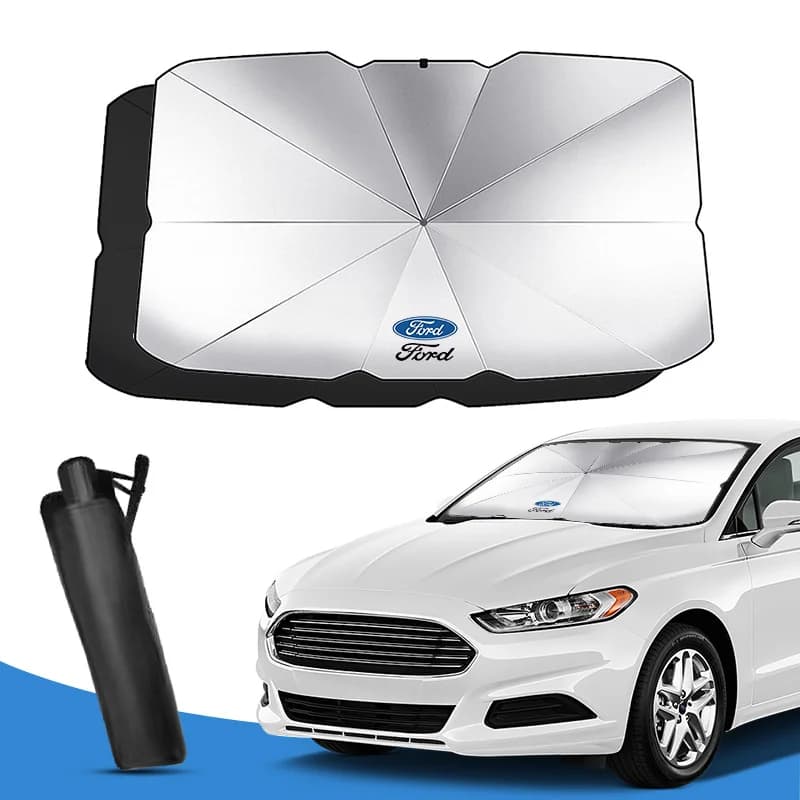 Nuovo Parasole per Parabrezza Auto, Protezione UV per Finestrini, Visiera Parasole per Ford Ranger, Focus, Kuga, Mustang, Mondeo, Fusion, Esco