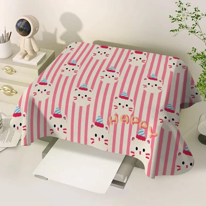 VIKAMA Dust Cover for Printer Rice Cooker Microwave Oven Blender Computer Tablecloth