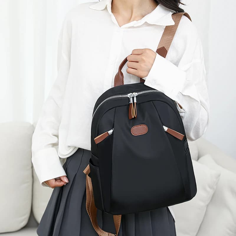 High Quality School Student Backpacks Large Capacity Travel Bags Fashion nylon Cloth Bag Trendy Computer Bag Backpack Washable