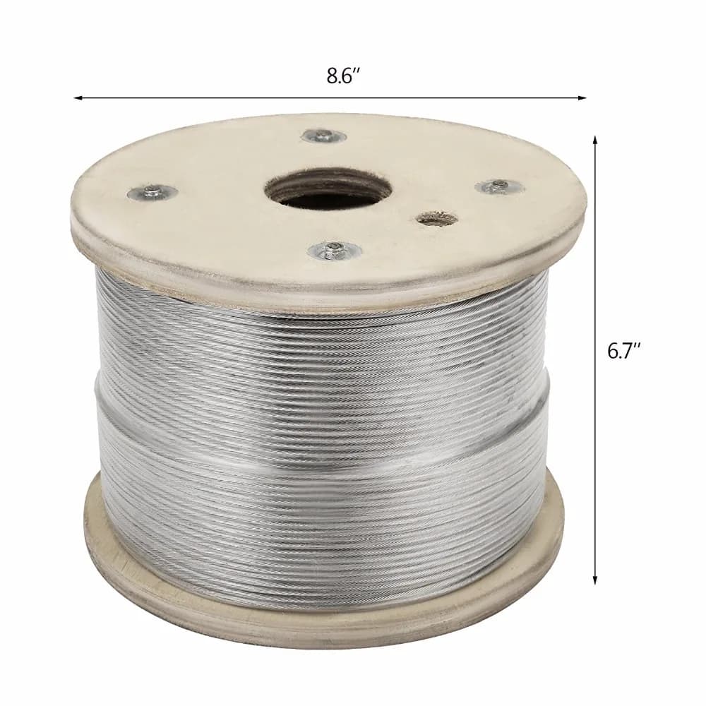 AISI Inox 304/316 6*55WS + FC RHLL Diametro 18mm Filo di Acciaio Inox Cordage Corda di Sollevamento Imbracatura Per Paranco Marino