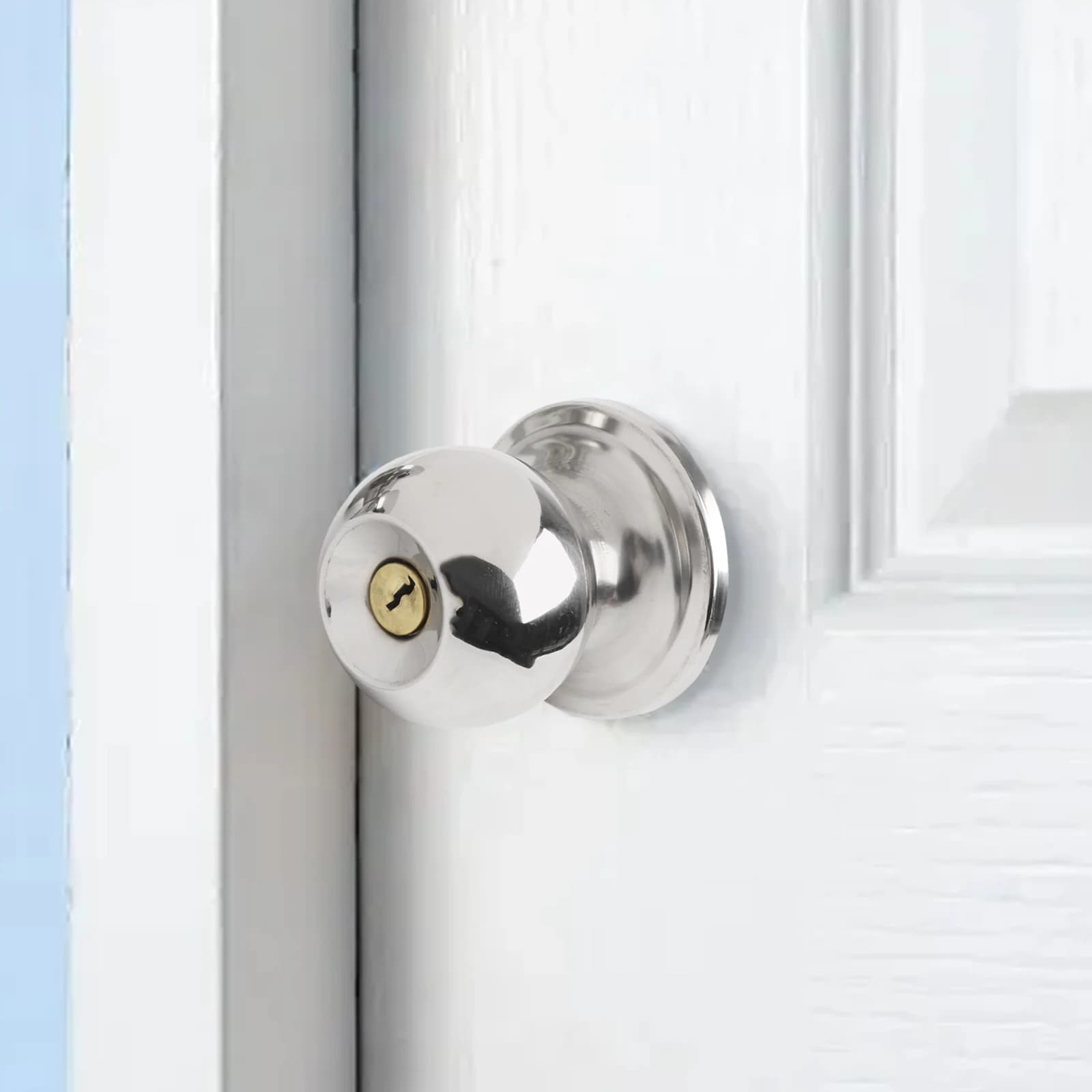 Maniglia per maniglia per privacy Set di porte Serratura con chiave Rotonda Passaggio Palla Casa Nastro Bagno Doccia Ingresso Vendita Ultima