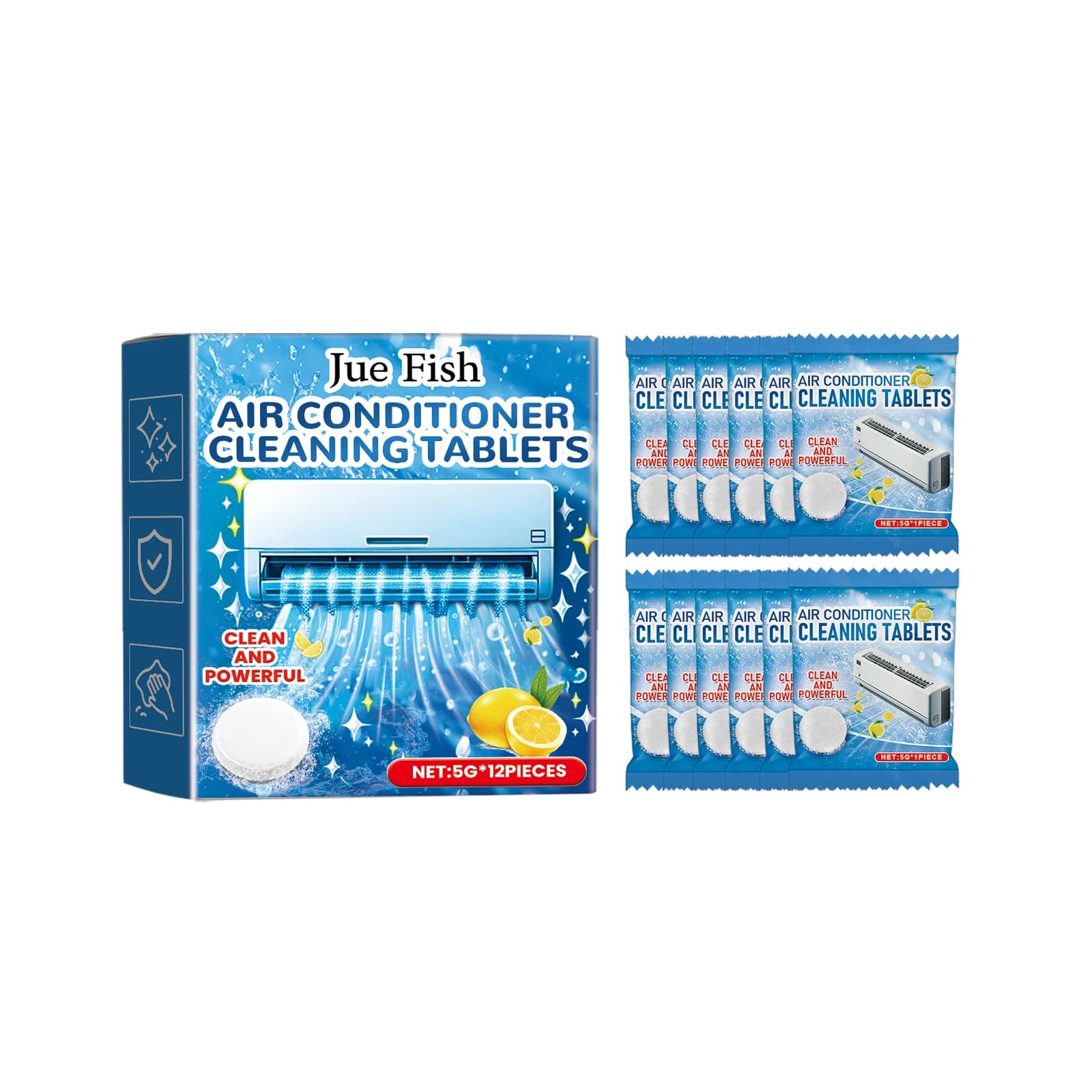 Air Conditioning Cleaning Effervescent Tablets, Air Conditioning Cleaning Supplies Air Conditioning Care To Keep The Air Fresh And Hygienic
