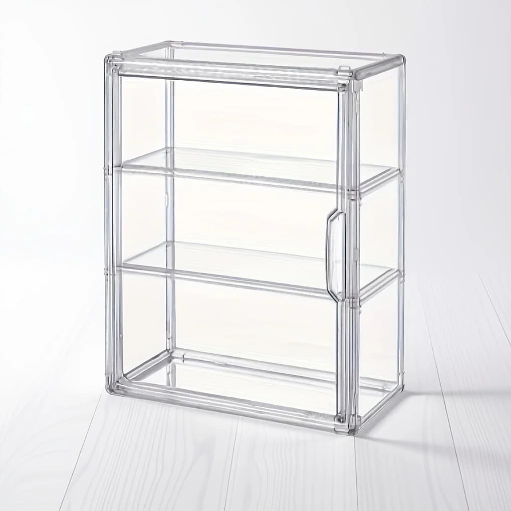 Multipurpose Display Cabinet, Action Figure Organizer, Cosmetics, Bags, Blind Box and Bathroom