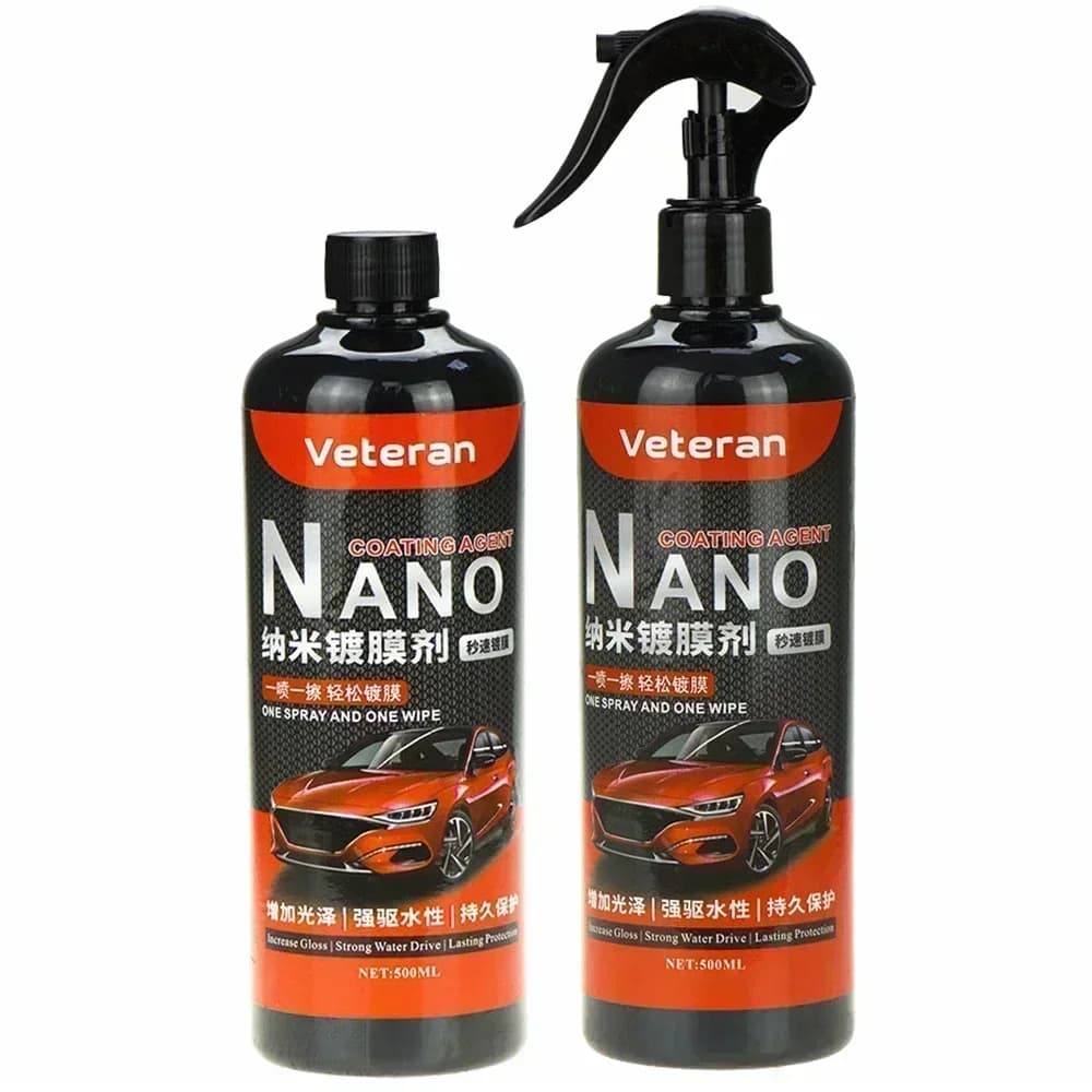 500ML 9H Durezza Dettagli auto Rivestimento in ceramica Prodotti per auto Rivestimento in ceramica Nano vetro placcato per auto in cristallo