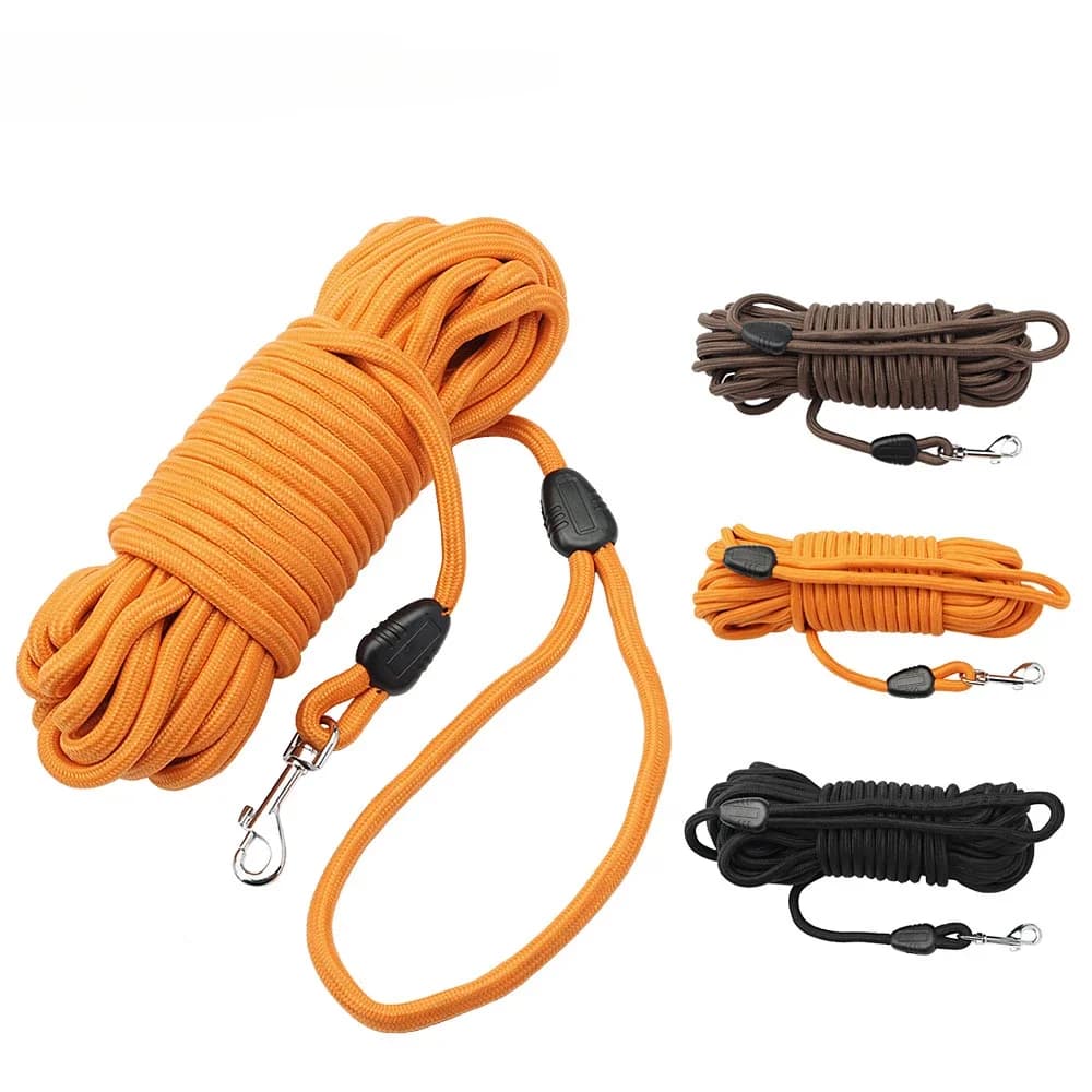 Guinzagli per cani da 8 mm Guinzaglio lungo per animali domestici Cucciolo all'aperto Gatto Addestramento per cani Corda da passeggio 5M/10M/15M