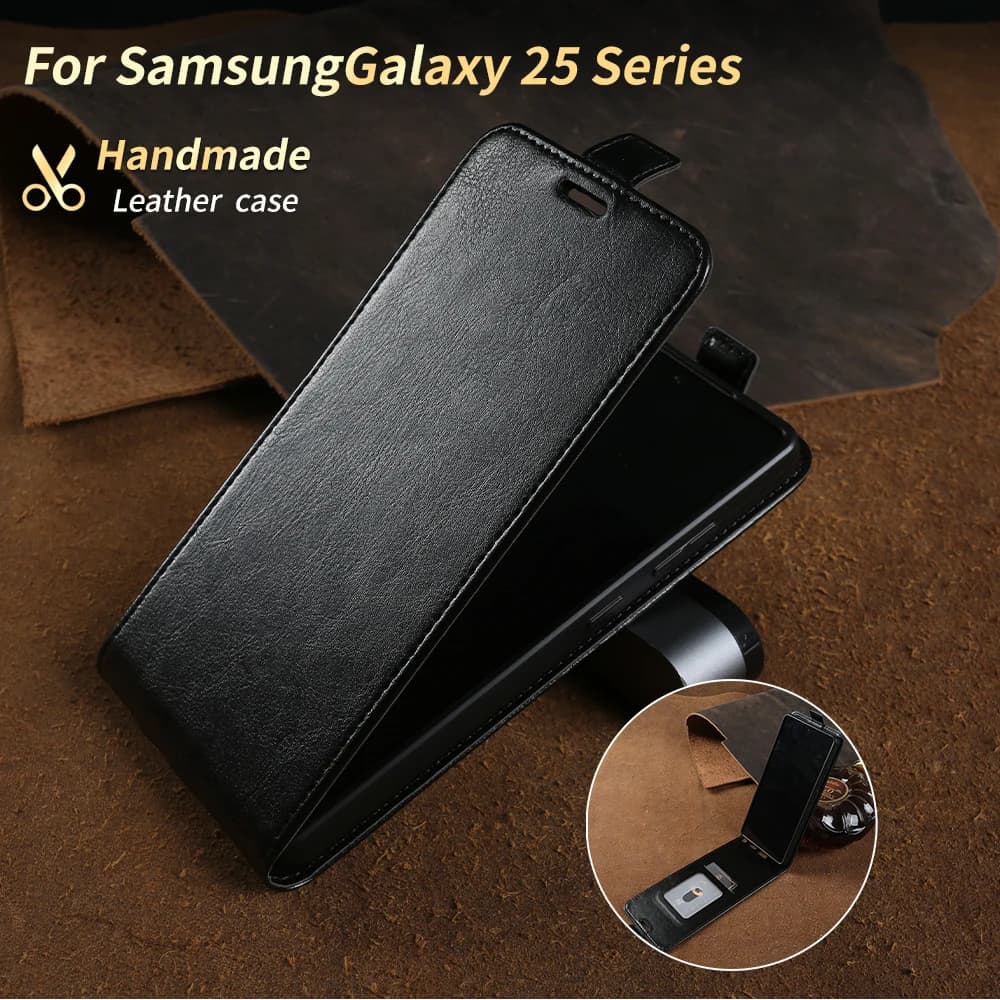 Custodia a libro in pelle premium per Samsung Galaxy S26 Ultra S25 S24 S23 S22 S21 Plus S20 FE Note 20 Ultra