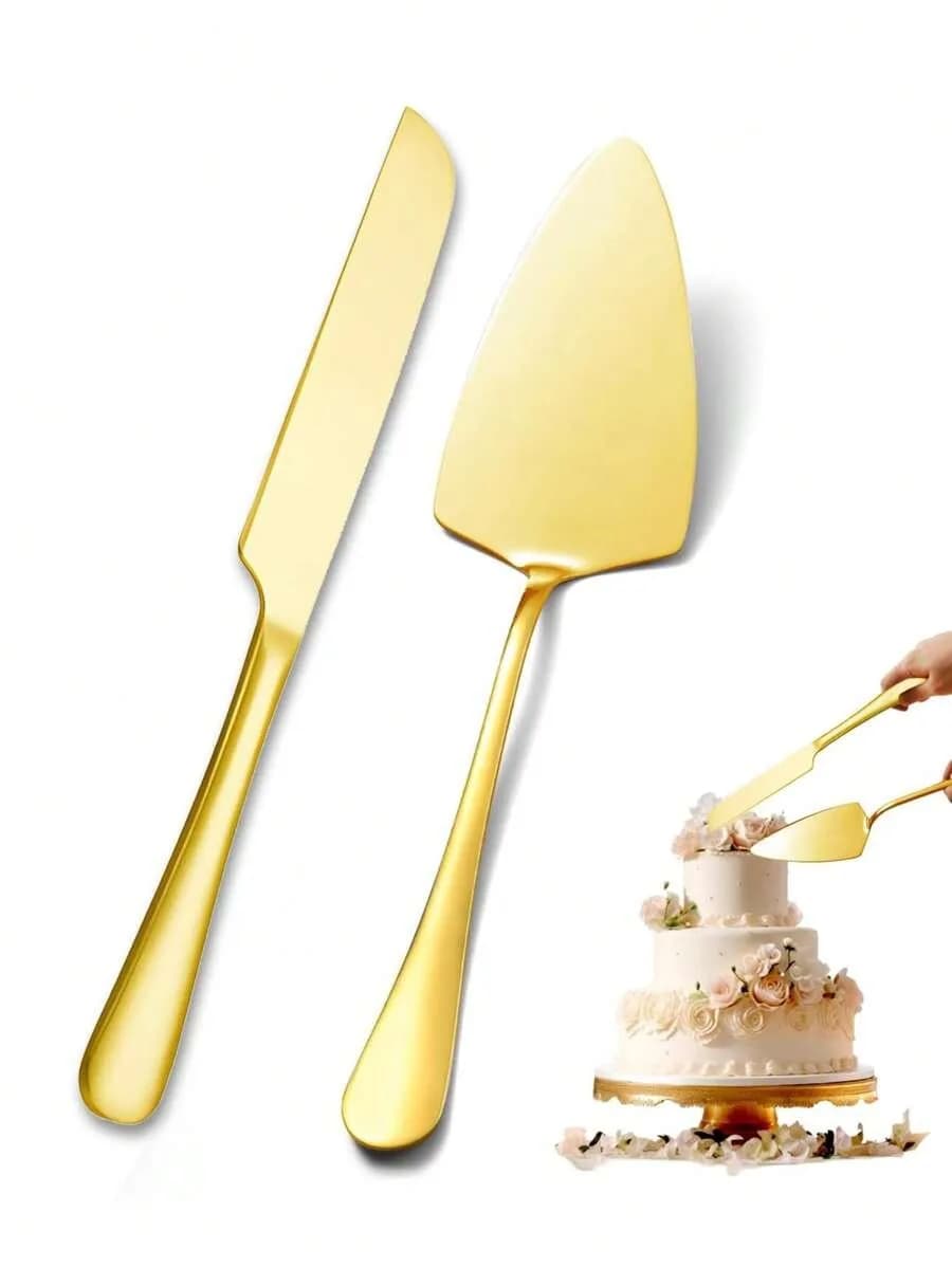 Set di spatole per torte in acciaio inossidabile da 1/2 pezzi, spatola per pasticceria per pane, strumenti per ristorazione per matrimoni, compleanni e feste