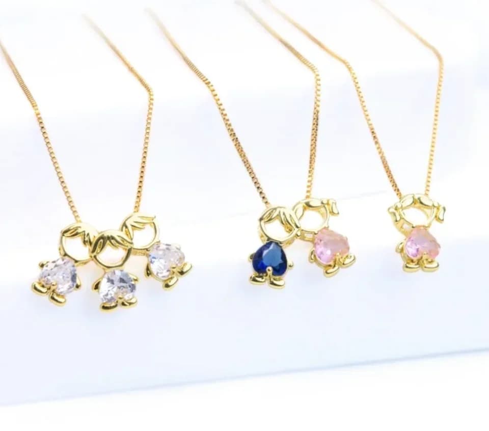 Collane con ciondolo alla moda per ragazze e ragazzi, collane con ciondolo a forma di cuore in cristallo e zircone per donne, catena per clavicola, gioielli, regali di compleanno