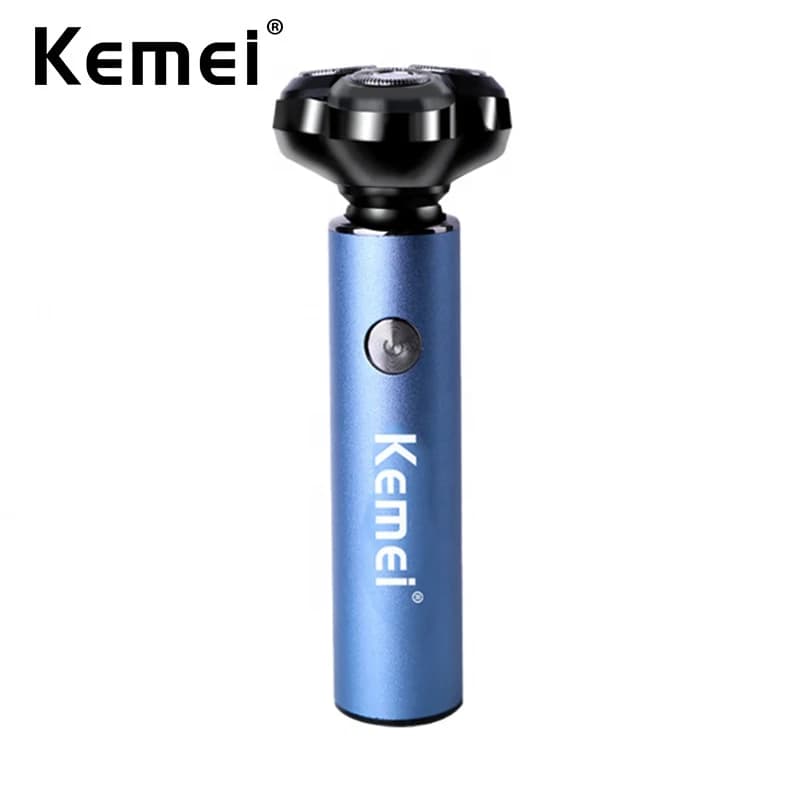 Kemei Men Electric Shaver Machine Shaving Mini Portable Shaving Trimmer IPX5 Fashionable Waterproof Type-c USB Rechargeable