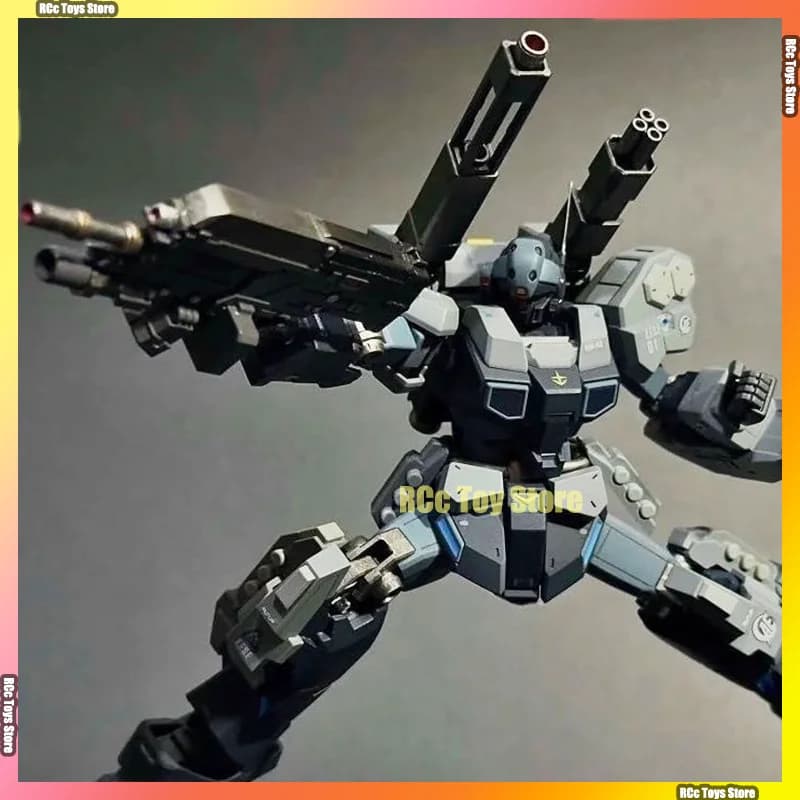 BAOBAO Modello HG 1/144 Kit modello di assemblaggio RGM-96X Jesta Cannone con effetti Action Figures Robot Kit modello in plastica Giocattoli Git