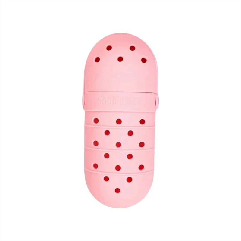 ABUU-Set di pennelli cosmetici in silicone Set di pennelli per trucco Custodia da viaggio Scatola di cancelleria per scarpe da grotta per bambini