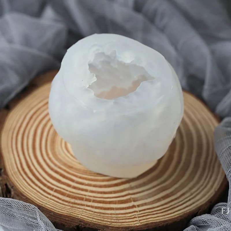 [YU] Stampo per candele in silicone di lana lavorata a maglia Stampi in silicone per sapone con sfera in gesso fai-da-te