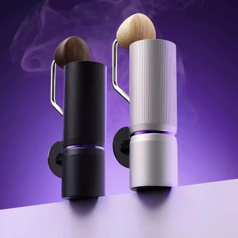 Manual Coffee Grinder CNC Stainless Portable Coffee Bean Mill Adjustable Grind Setting for Pour Over Camping Travel Home Use