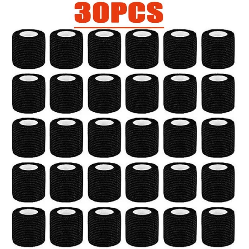 3/15/30 pz Nero Sport Auto Adesivo Fasciatura Elastica Wrap Tape Elastoplast Per Ginocchio Supporto Pad Dito Caviglia Palmo