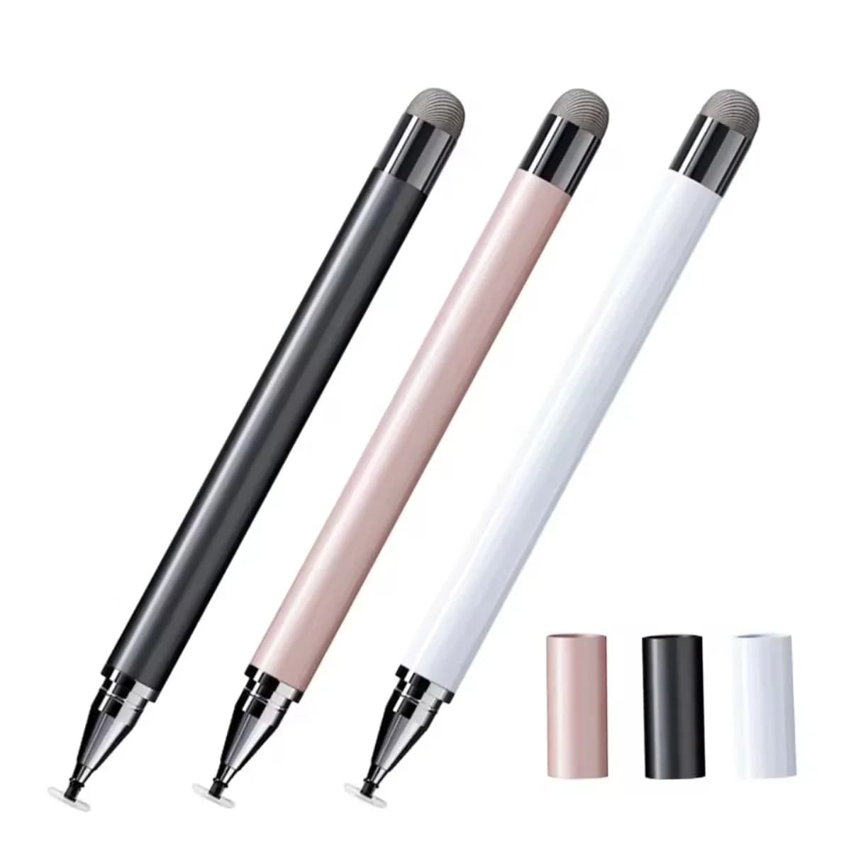 Penna capacitiva due in uno adatta a tutti i telefoni cellulari e tablet Penna da disegno capacitiva touch screen multifunzione