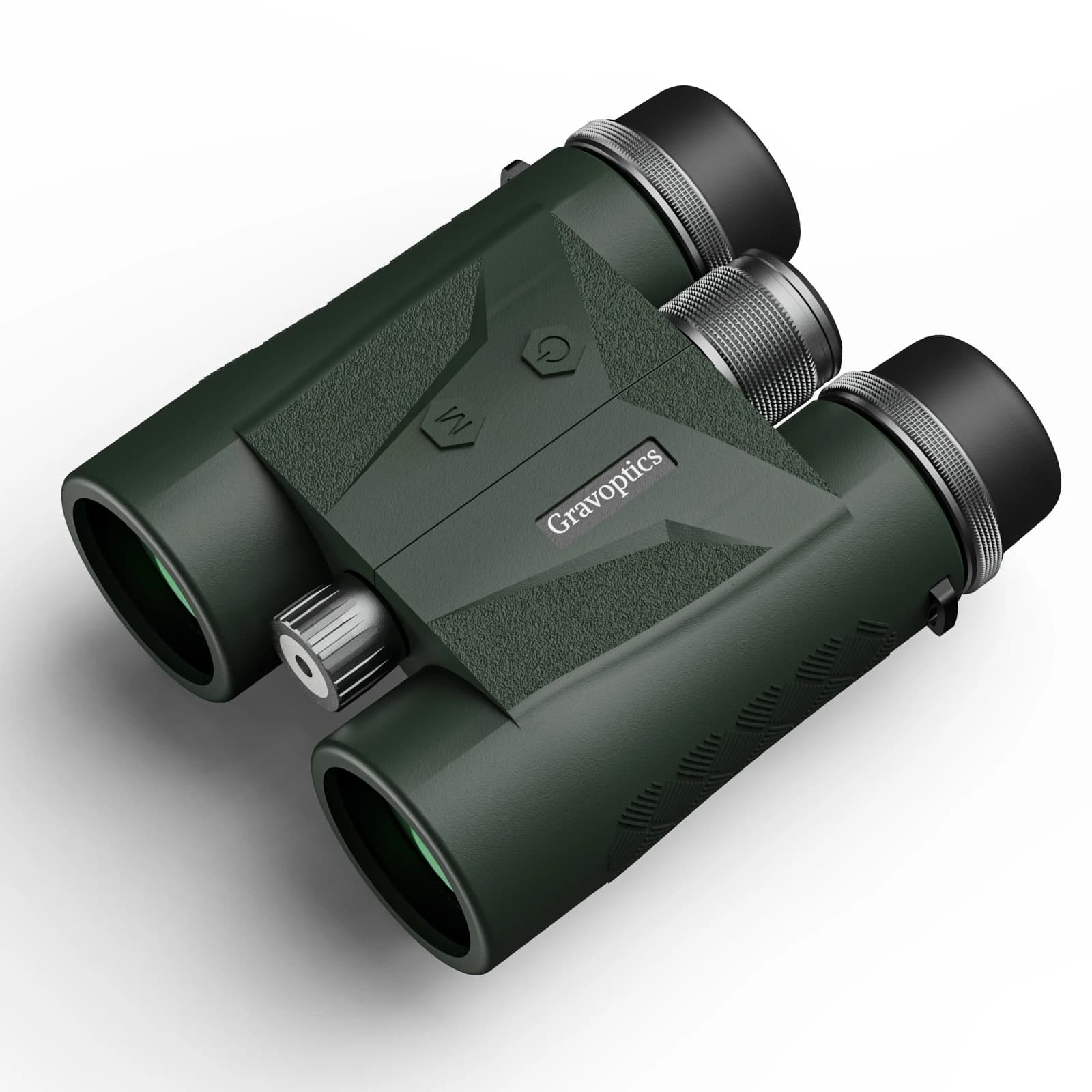 Binocolo Telemetro Laser a Lungo Raggio 2400m per Caccia, Gravoptics 10x42 HD IP67 Impermeabile per Golf e Birdwatching