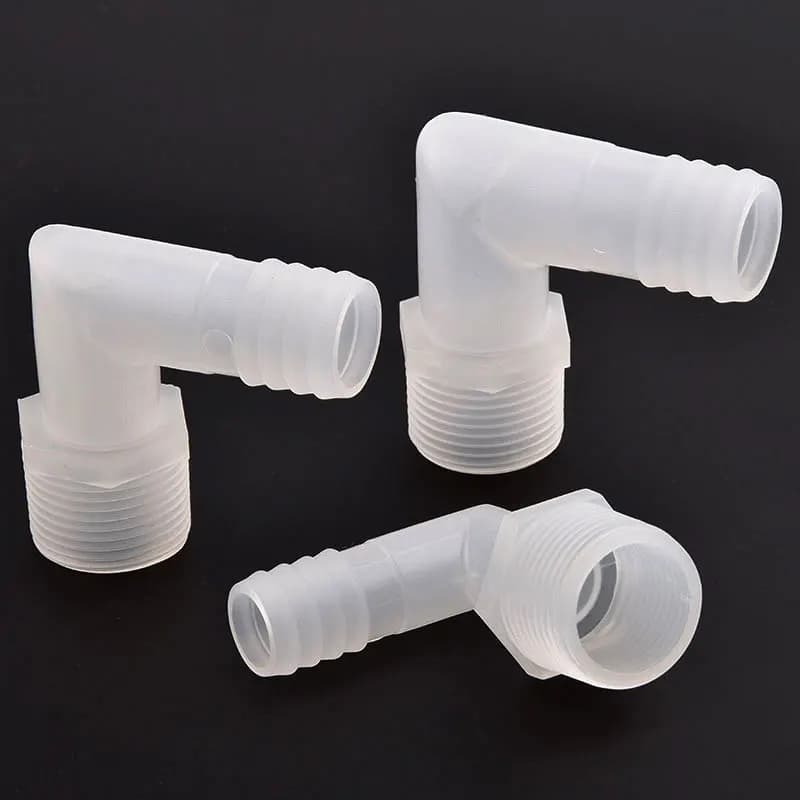 Connettore a Gomito G3/4 Maschio a 7.9~19.5mm in PP per Tubi di Pompe ad Aria per Acquari e Irrigazione Giardino