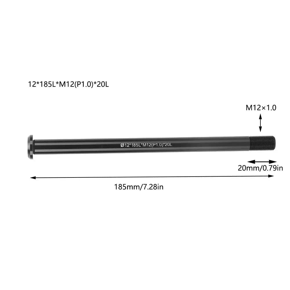 Mozzi for Bicycle in Aluminium Alloy with Passing Pin, Lightweight and Cables, Adapter for Hand Pin Length 117/168/185mm Step Thread 1.0/1.5mm