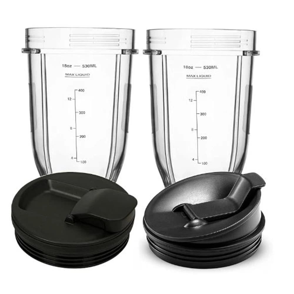 A09G-per tazza Nutri Ninja da 18 Oz con 2 tappi sigillanti, adatto per frullatore serie NINJA Juicer da 900 W/1000 W (confezione da 2)