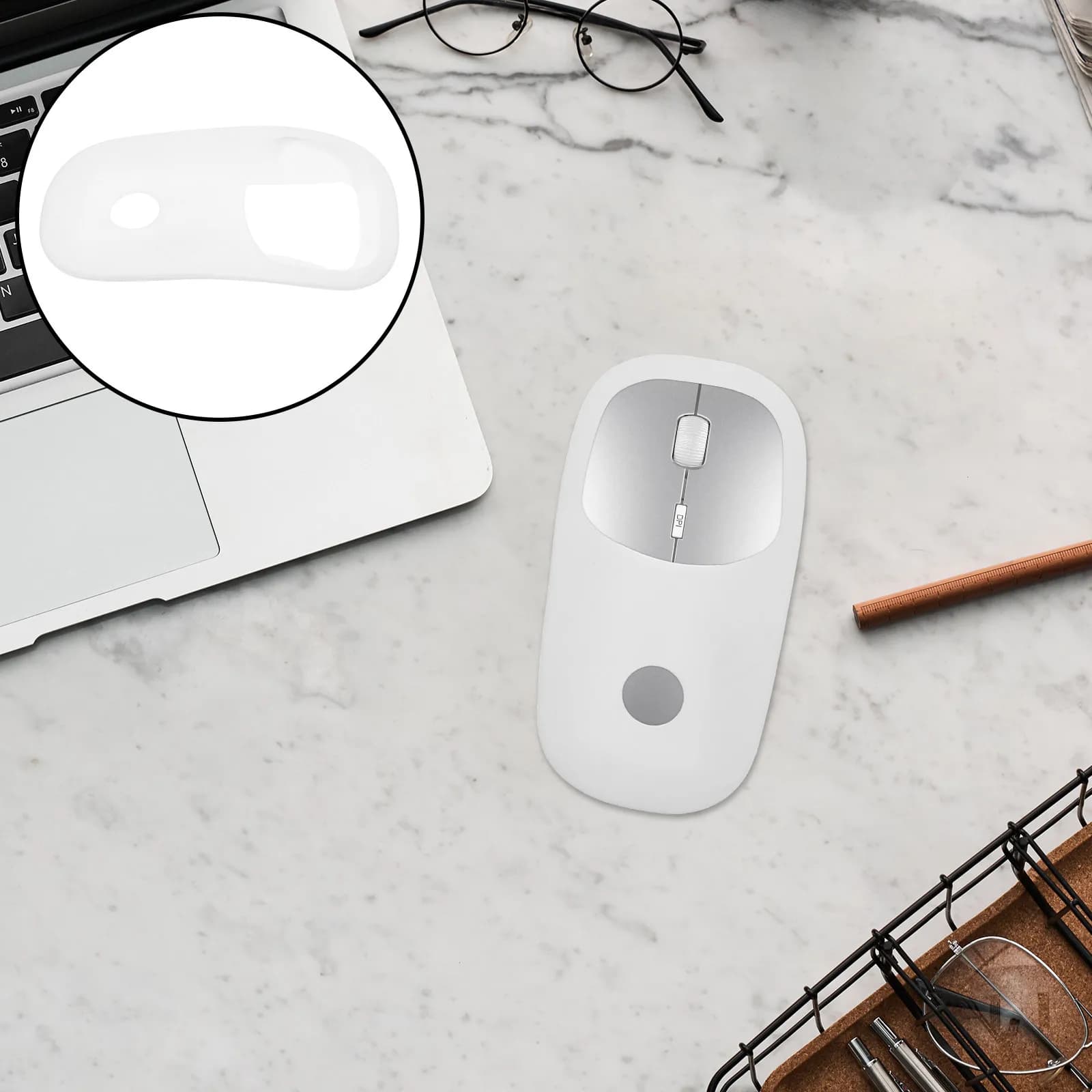 Custodia Protettiva in Silicone per Mouse, Sottile, Leggera, Antiscivolo, Morbida al Tatto, Design Ergonomico per Mouse Wireless da Gaming e Lavoro