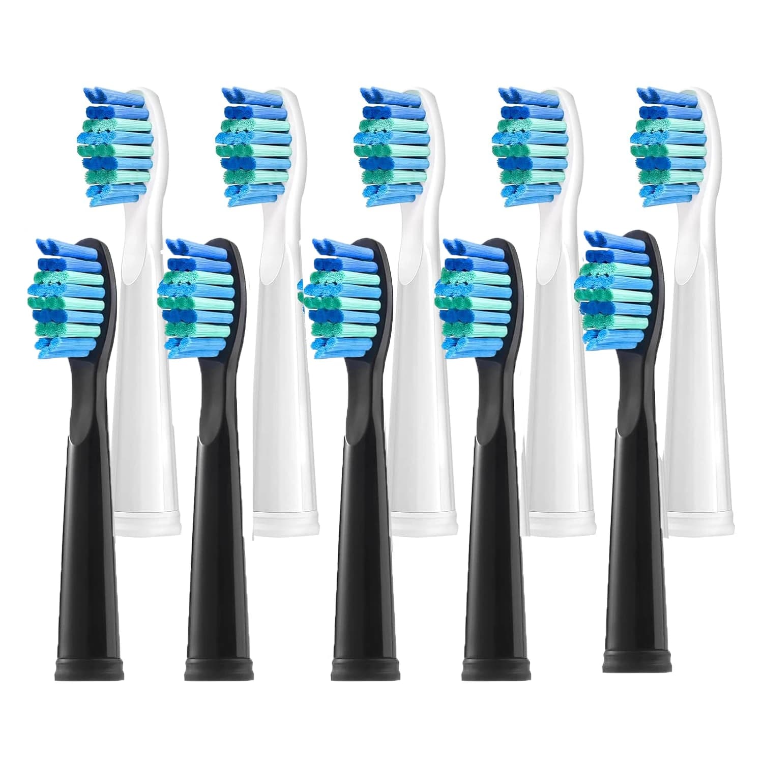 5/10 spare heads for Seago for Fairywill Dupont brush electric toothbrush head with clean charging bristles