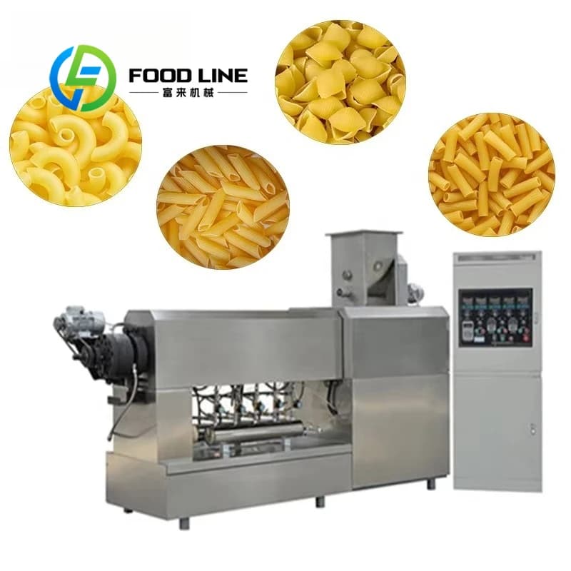 Industrial Pasta Making Line Macaroni Extruder Machine For Manufacturing Factory Cost commercial automatic high efficiency