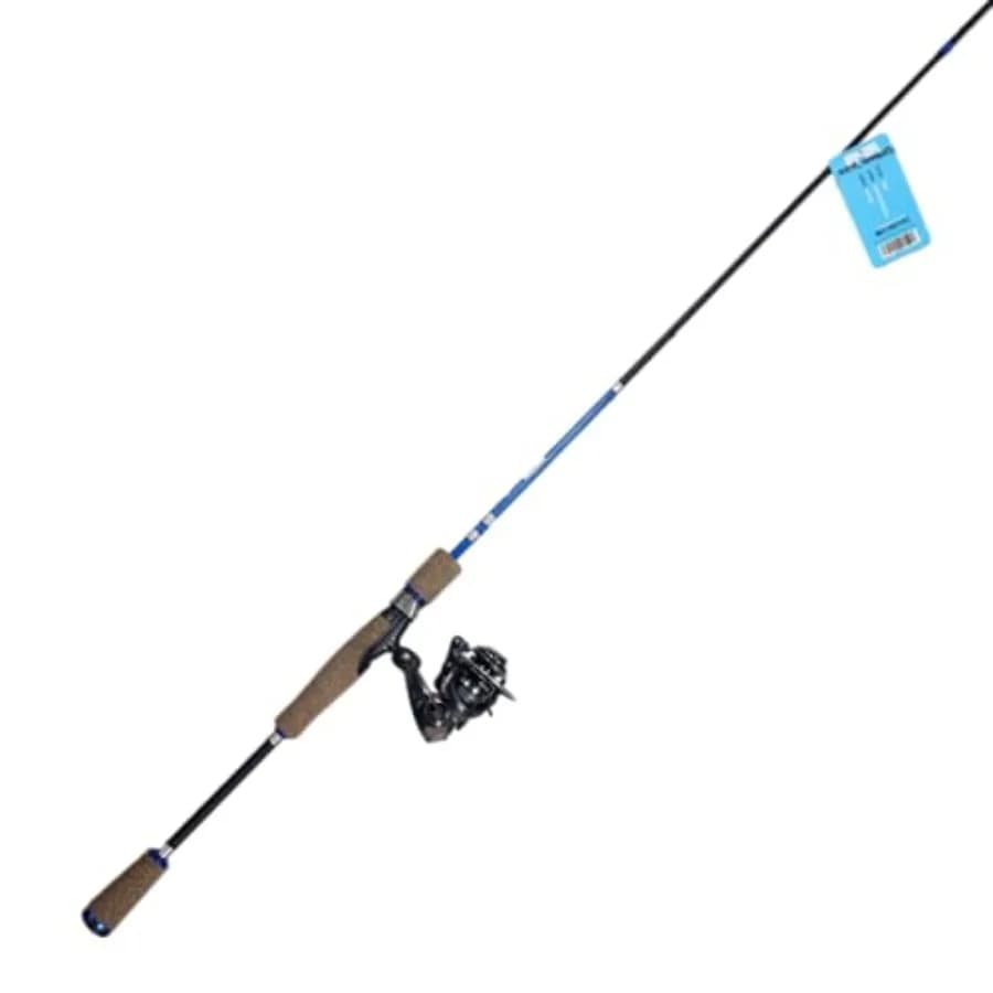 RP3 Crappie Stick 500 Combo for fishing with graphite rod and black reel, lightweight design for precision launches