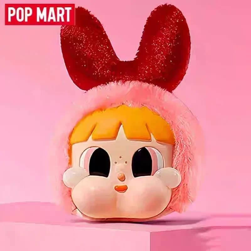 POP MART CRYBABY x Powerpuff Girls Series - Peluche con Viso in Vinile Blind Box Originale Mystery Box Guess Bag Simpatiche Figure Anime Giocattoli Bambola