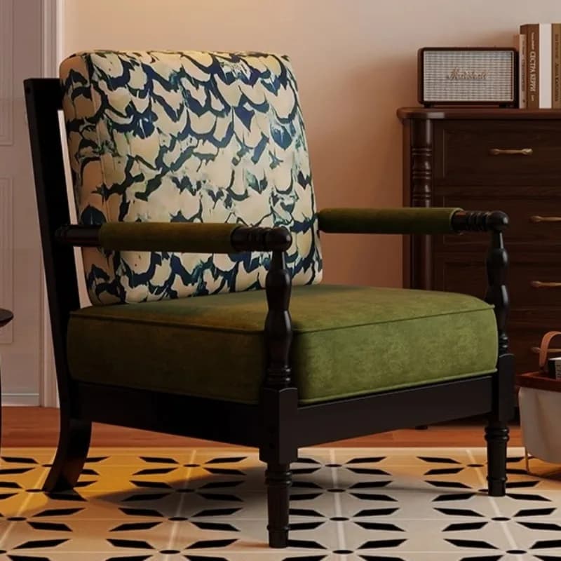 Poltrona Relax di Design con Singolo Accento, Lussuosa Poltrona Reclinabile, Sedia da Gaming Nordica Moderna per Sala d'Attesa e Soggiorno