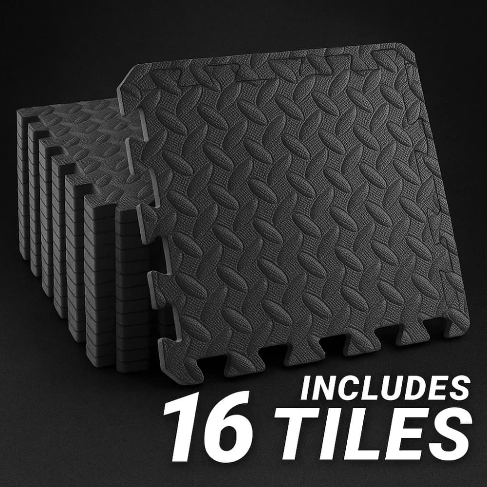 16 Piece Fitness Yoga Mat Soft Foam Puzzle Mat EVA Non-slip Protective Mat for Fitness Equipment
