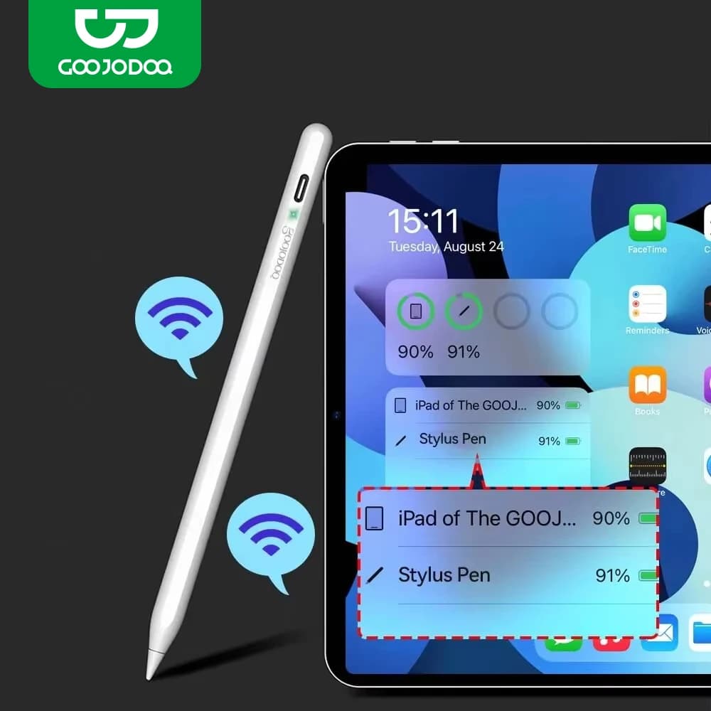 Per iPad Matita Apple Pen Stilo per Apple Pencil 2 1 per iPad Pro 2024 Air 4 5 2021 Pro 11 12.9 2018-2022 10.2 Mini 5 Touch Pen