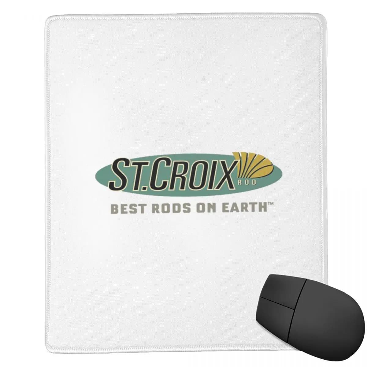 Nuovo tappetino per mouse St Croix Rods Fishing American7x9 in 22x18 cm, tappetino per mouse per tastiera del computer, tappetino per mouse per giocatori, tappetino per scrivania per PC portatile