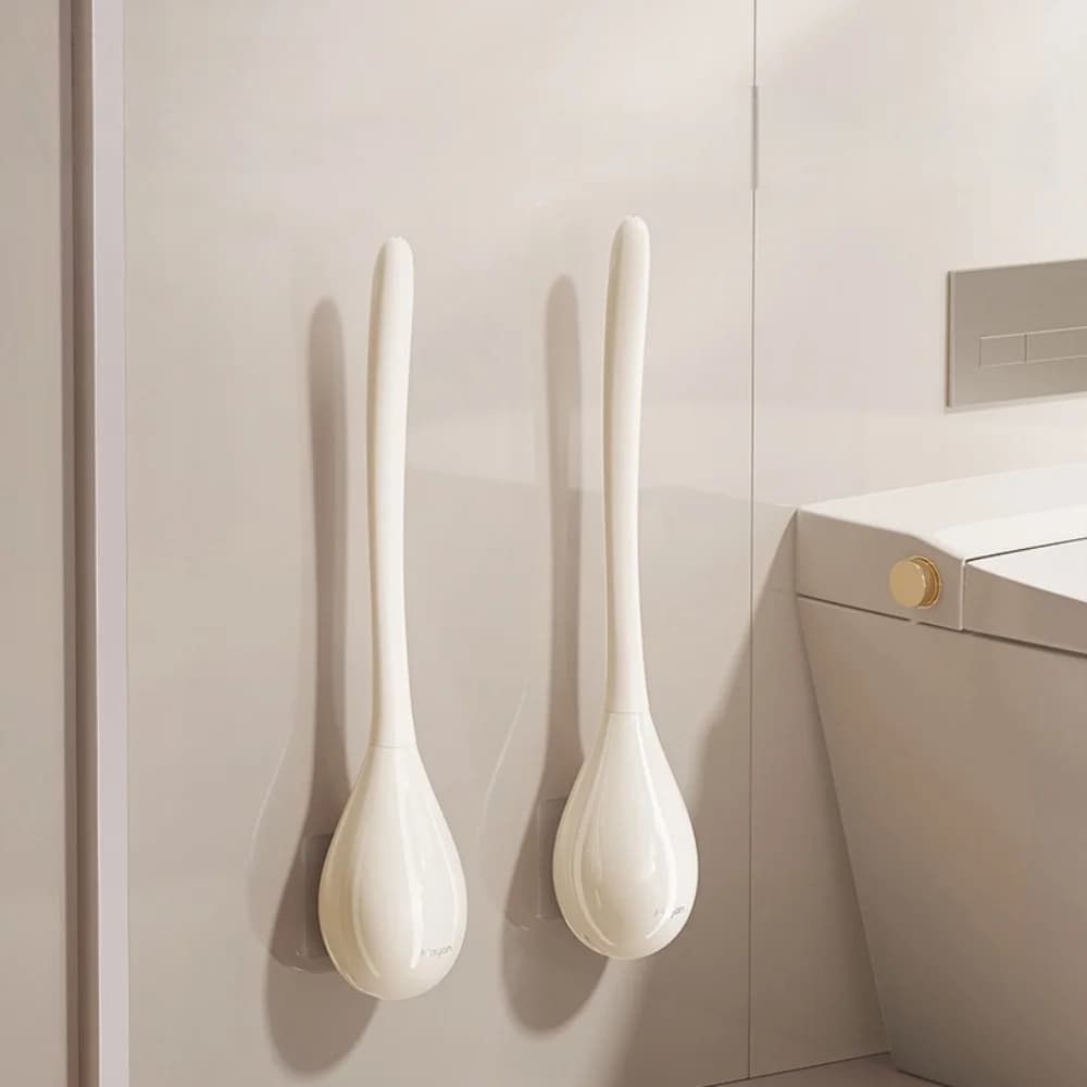 Spazzole per WC montate a parete per la casa WC Spazzole per pulizia WC Rack di stoccaggio brosse toilettes Accessori per il bagno con drenaggio staccabile