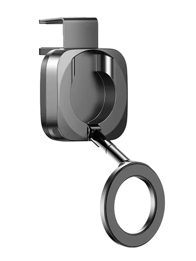 Supporto per telefono da auto/aereo pieghevole a 360° ° Supporto Girevole da Cruscotto per iPhone MagSafe 17 16 15 - Essenziale da Viaggio, Compatibile in Aereo