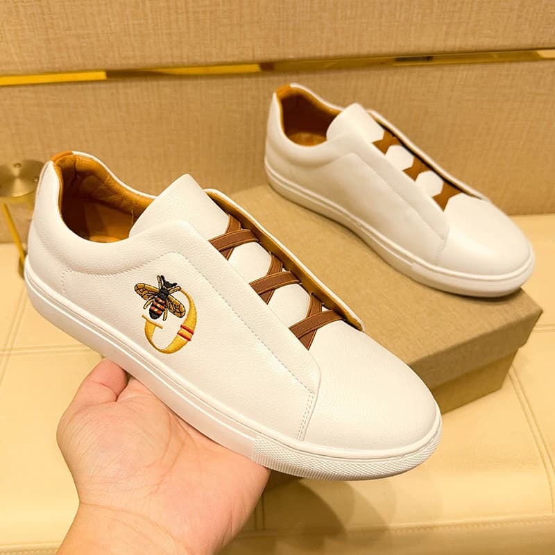 Casual Shoes Loafers British Leather Sneakers Flats Shoes Classic Men Leather Shoes Spring Summer New Trendy Designer Loafers