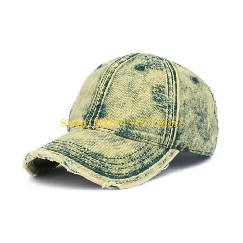 Berretto da baseball unisex regolabile in lavato traspirante 49MC per adulto