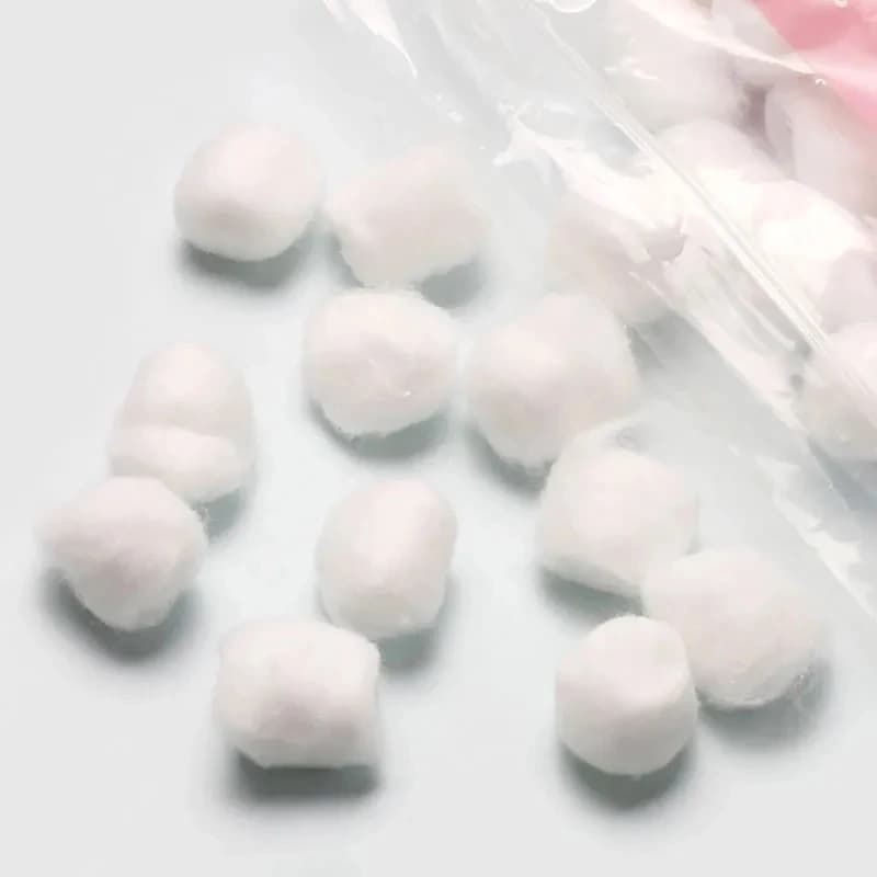 100 pieces of cotton balls for nail art cleaning tool for removing nail polish UV gel tips nail cleaner accessories for manicure