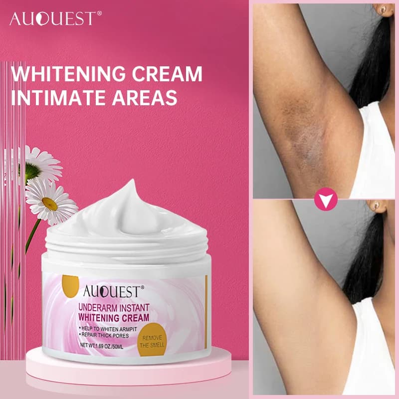 Crema sbiancante al collagene Area intima Pelle scura Rimozione aree sensibili Ascelle Interno coscia Crema schiarente per il corpo Cura della pelle