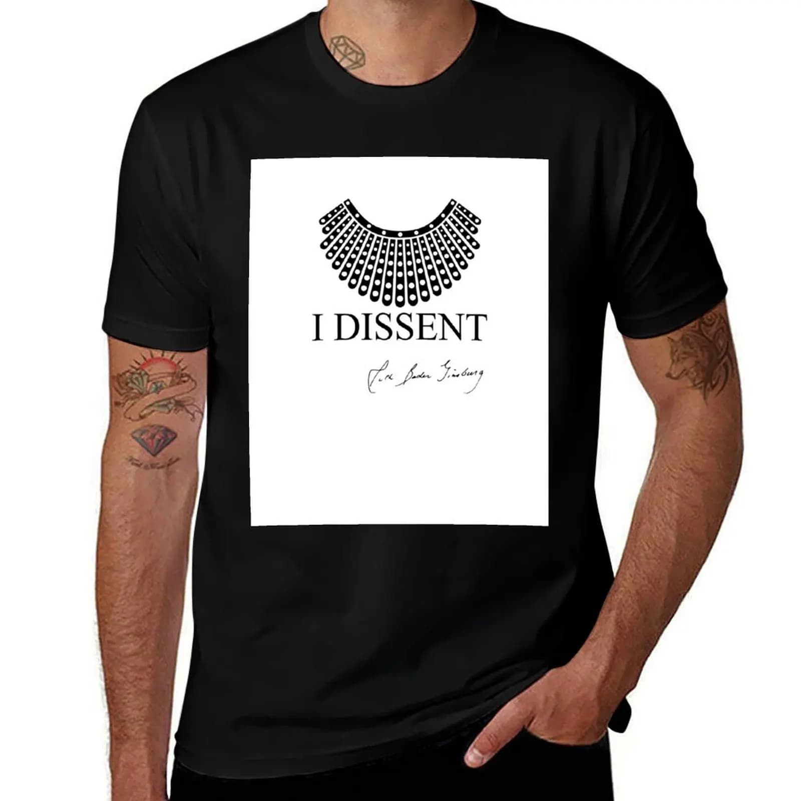 Dissent Sign [b] T-shirt with collar, odor-resistant, short sleeved