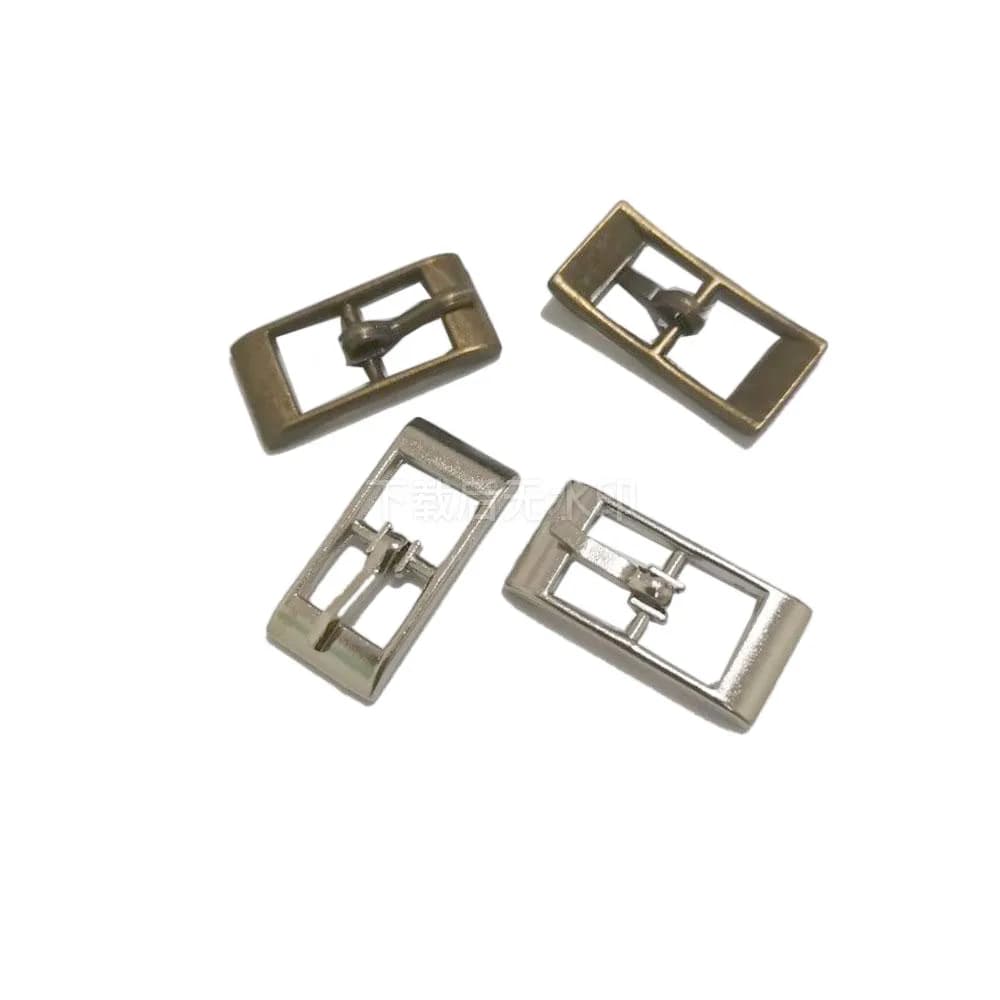 60 pz/lotto Metallo Piccolo 7.5mm Fibbia Per Scarpe Con Perno In Lega Sandalo Fibbia Argento Nichel/Latte Antico