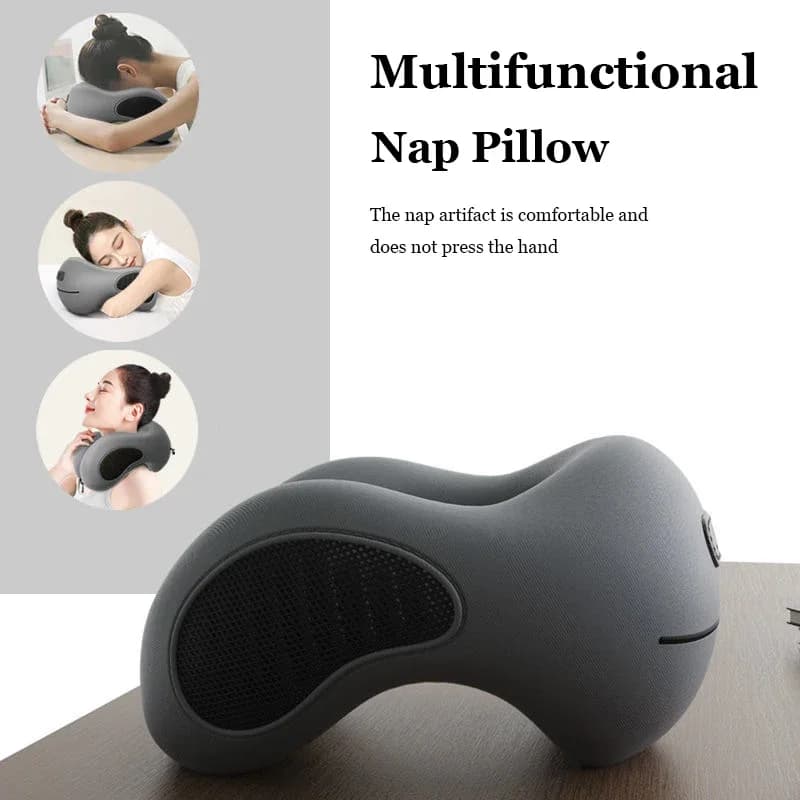 Cuscino per il collo in memory foam, morbido a forma di U, cuscino da viaggio per dormire, cuscino cervicale, cuscino per il collo, massaggio e relax