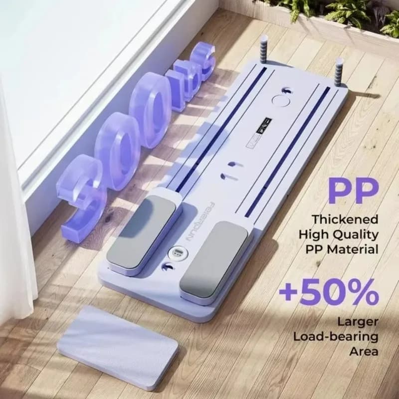 6‑in‑1 Foldable Pilates Reformer Board Set Ab Roller Wheels Abdominal Home Exercise Equipment