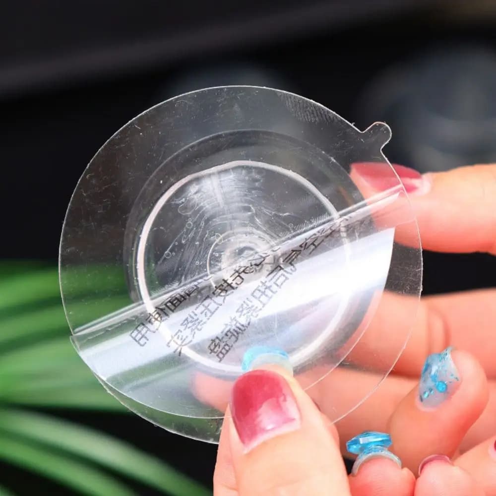 Ganci adesivi a ventosa trasparenti da 5 pezzi Base a ventosa multifunzionale Sostituzione per piastrelle in vetro Gancio a ventosa portatile